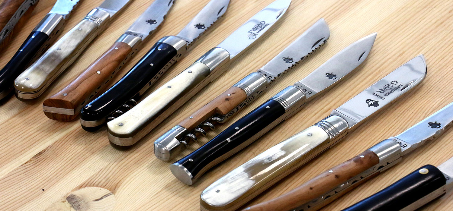 Collection de couteaux de poche